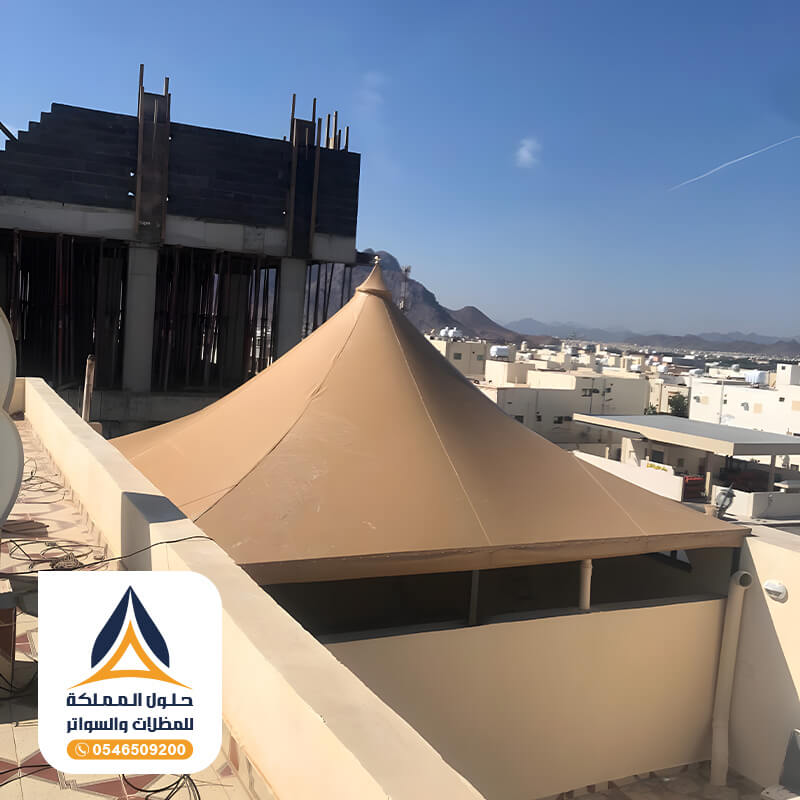مظلات هرمية مظلات قماش